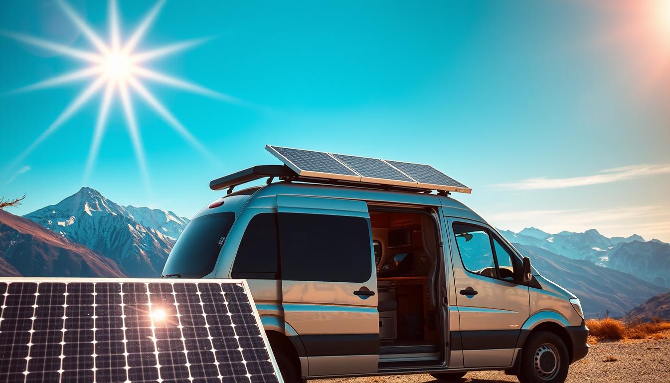 panneau solaire van