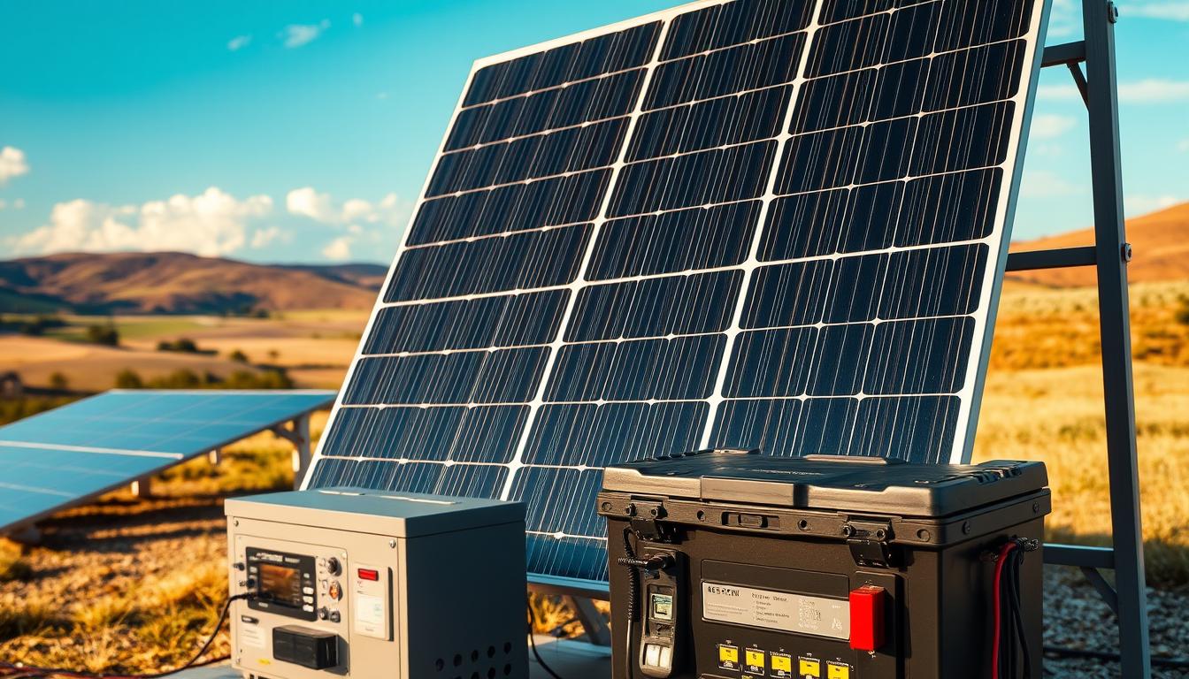 panneau solaire batterie