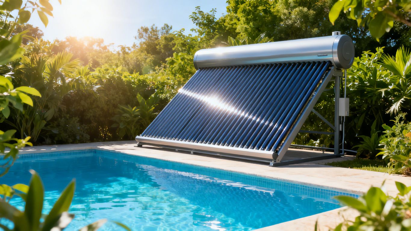 Solar-Wassererhitzer für Schwimmbäder